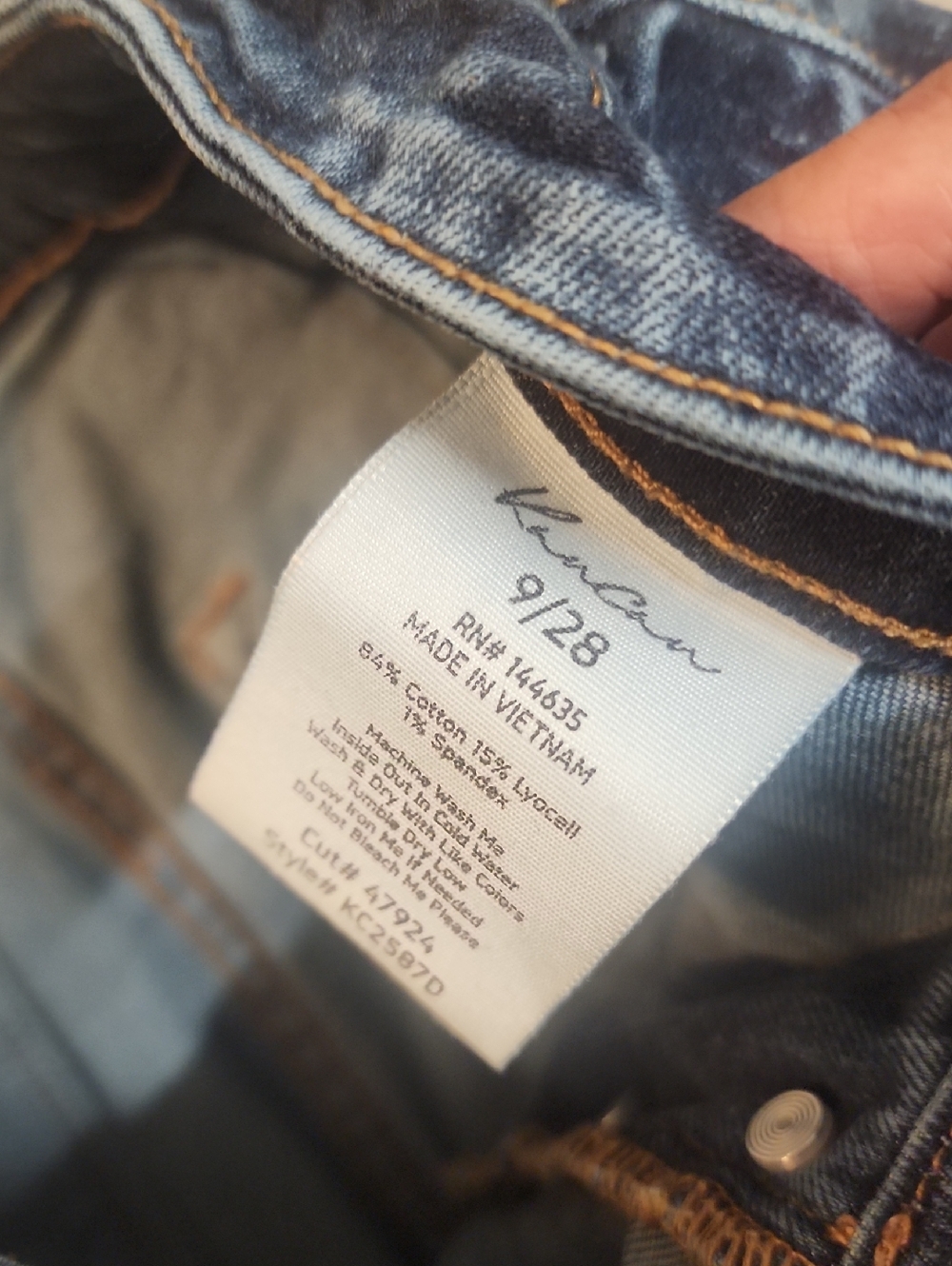 Kancan Brand Wide Leg Jeans - Picture 6 of 9
